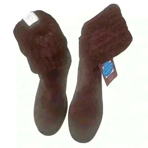 NEW MUK LUKS Women's Kelby Boots BROWN Size 10